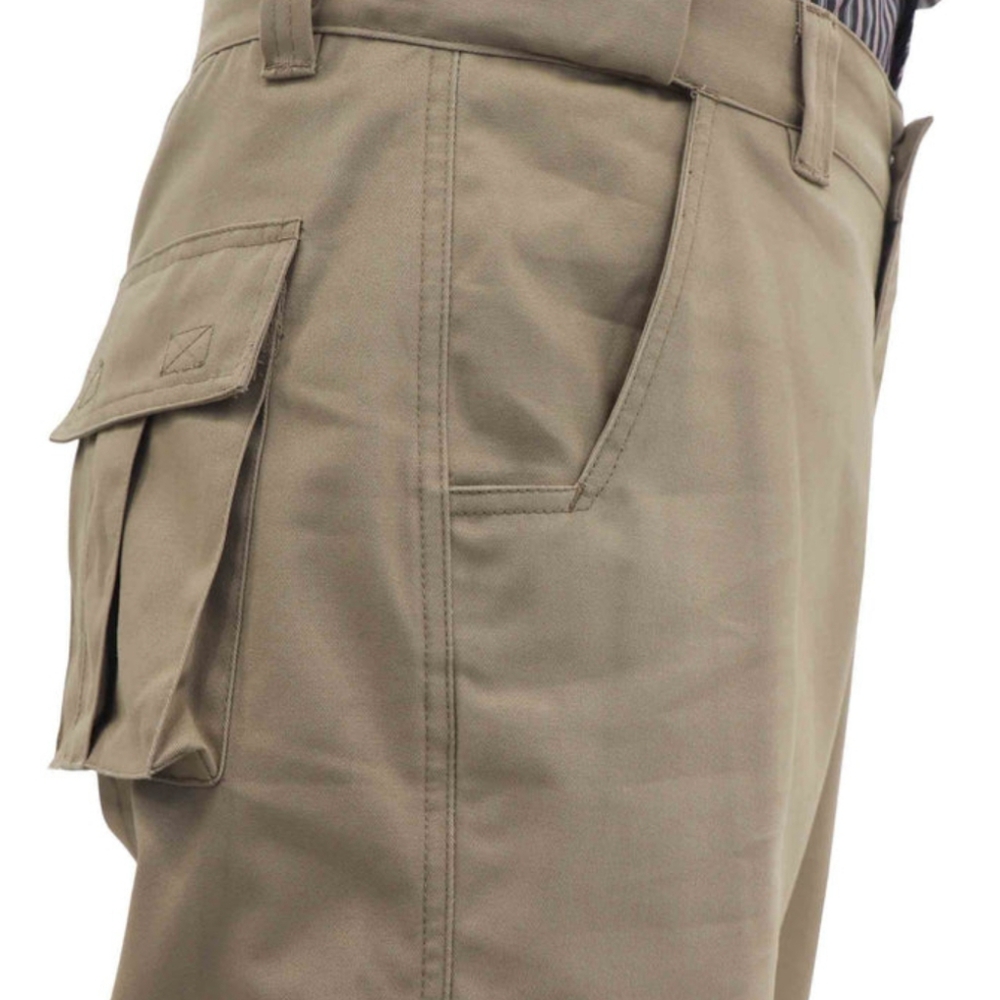 Bocomal FR NFPA 2112 CAT 2 Cargo Pants ~ Khaki - Picture 2 of 15